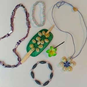 4/$15 💗 6 Piece Boho Accessory Set Blue & Green